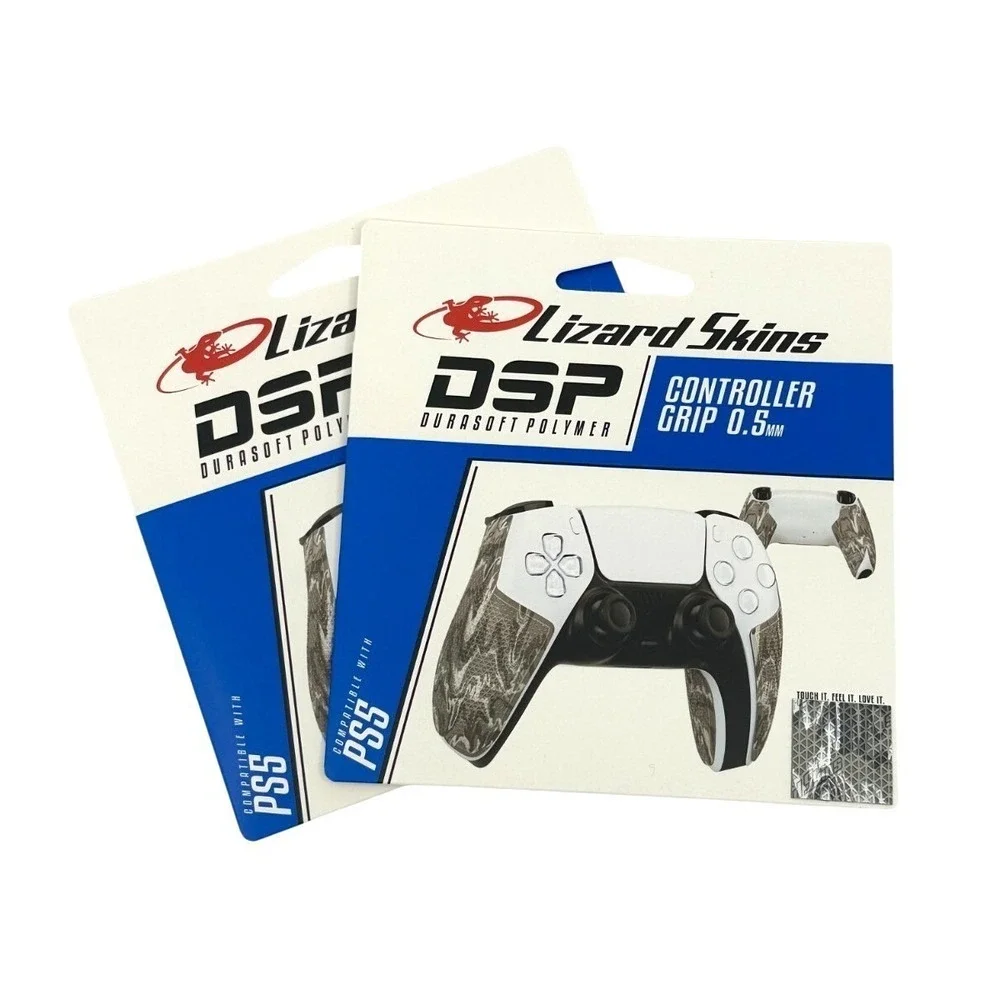 2 Pack Lizard Skins PS5 DSP Controller Grip 0.5mm Phantom Camo